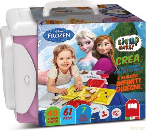 Pieczątki Frozen zestaw w walizce