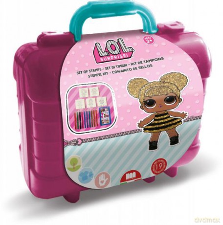 Pieczątki LOL travel set w walizce