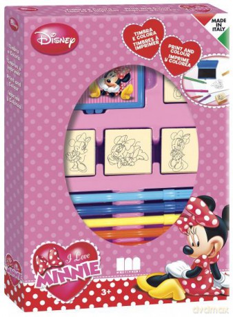 Pieczątki Minnie w pudełku