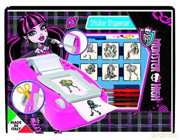 Pieczątki z naklejkami Monster High