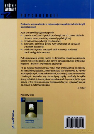 Historia Współczesnej Psychologii - Ludy T. Benjamin [KSIĄŻKA]