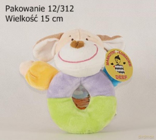 Piesek z grzechotką
