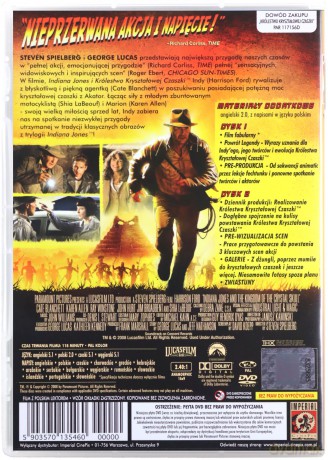 Indiana Jones i Królestwo Kryształowej Czaszki [2DVD]