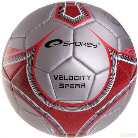 Piłka nożna VELOCITY SPEAR srebrno-czerwona