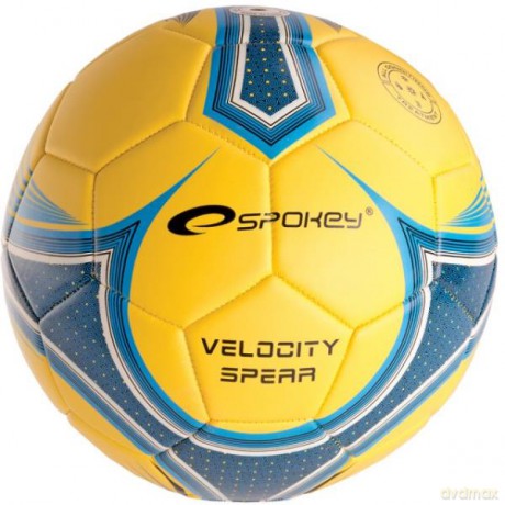 Piłka nożna VELOCITY SPEAR żółto-niebieska