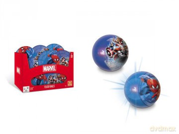 Piłka świecąca Spiderman/Avengers