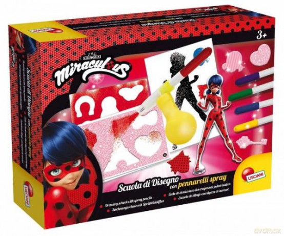 Pisaki w sprayu Ladybug