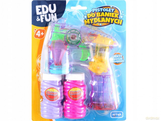 Pistolet do baniek mydlanych Edu&Fun
