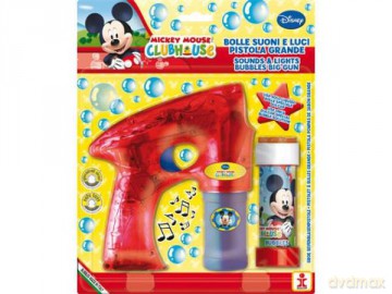 Pistolet do robienia baniek mydlanych Mickey duży
