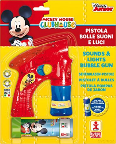 Pistolet do robienia baniek mydlanych Mickey duży