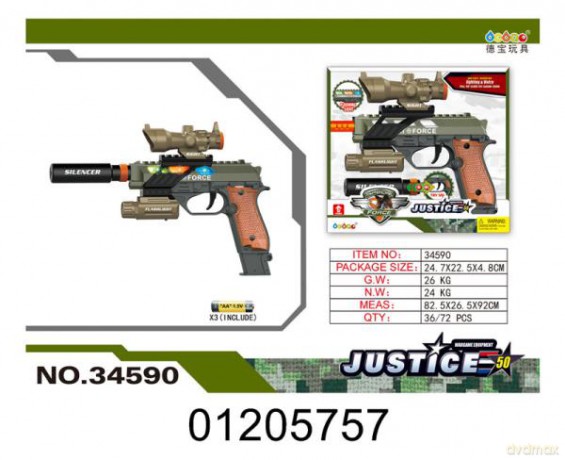 Pistolet na baterie w pudełku