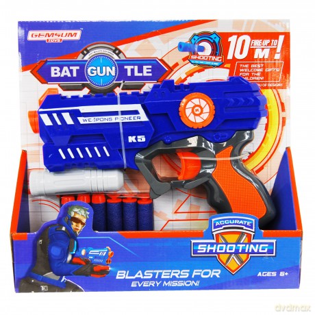Pistolet pociski z pianki w pudełku