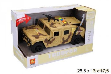 Pojazd militarny światło, dźwięk