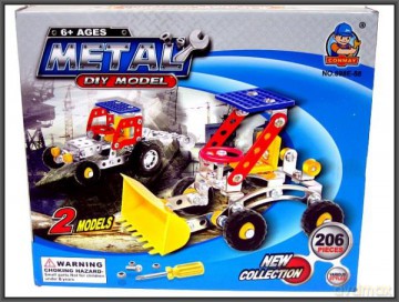 Pojazdy metal. kolor do składania