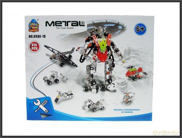 Pojazdy/robot matalowe do składania
