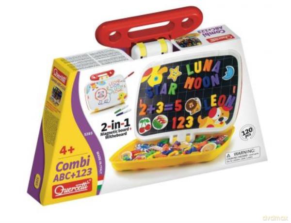 Quercetti Combi literki + cyferki