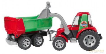 Roadmax Traktor z ładowarką i przyczepą