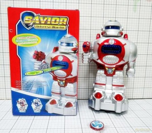 Robot strzelający kółkami [FIGURKA]