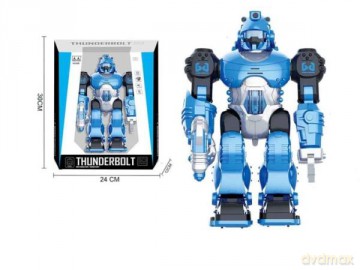 Robot walczący Thunderbolt niebieski Light&Sound [FIGURKA]