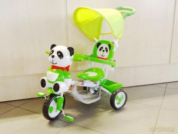 Rowerek trójkołowy Panda zielona