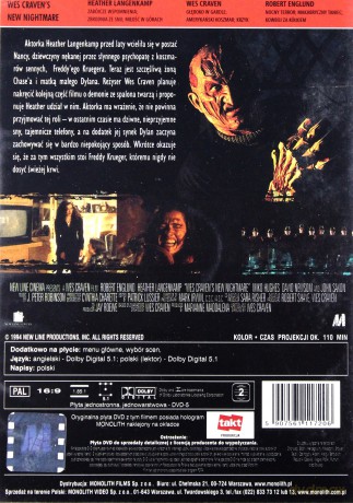 Nowy koszmar Wesa Cravena [DVD]