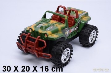 Samochód Jeep w worku