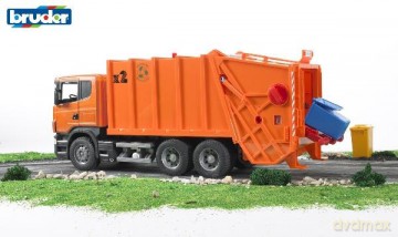 Scania R Śmieciarka pomarańczowa