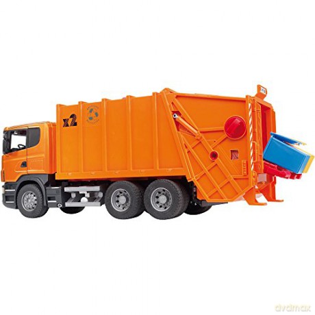 Scania R Śmieciarka pomarańczowa