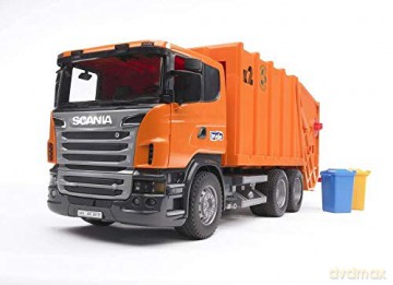 Scania R Śmieciarka pomarańczowa