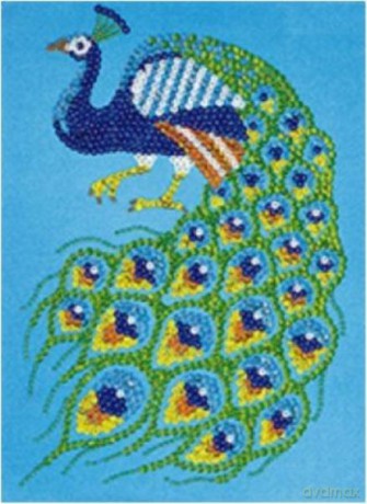 Sequin Art Beads Peacock