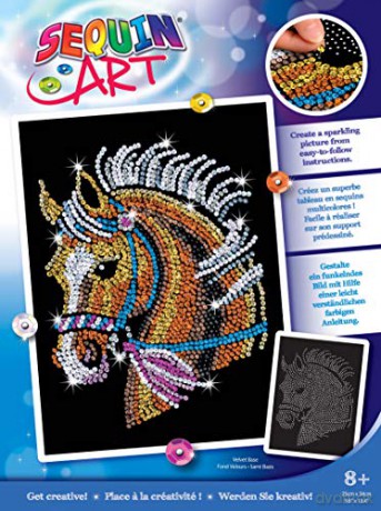 Sequin Art Głowa konia