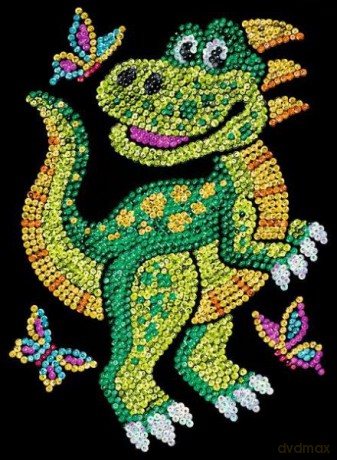 Sequin art junior Dinosaur