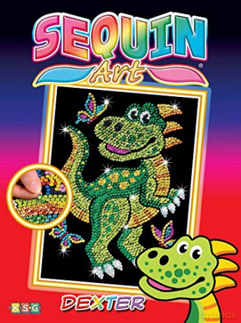 Sequin art junior Dinosaur