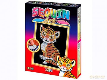 Sequin Art junior Tiger