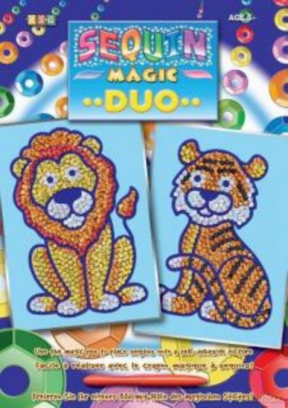 Sequin magic Lion and Tiger