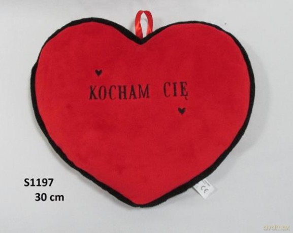 Serce czerwone Kocham Cię