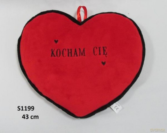 Serce czerwone Kocham Cię