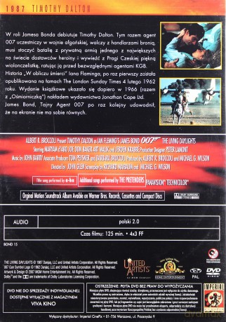 007 James Bond (15): W obliczu śmierci [DVD]
