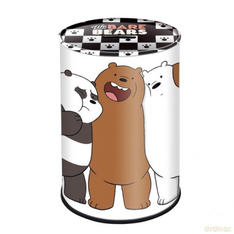 Skarbonka met. okrągła WE Bare Bears