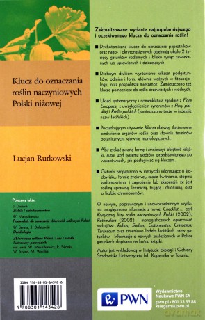 Klucz Do Oznaczania Roślin Naczyniowych Polski - Lucjan Rutkowski [KSIĄŻKA]