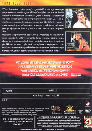 007 James Bond (09): Człowiek ze złotym pistoletem [DVD]