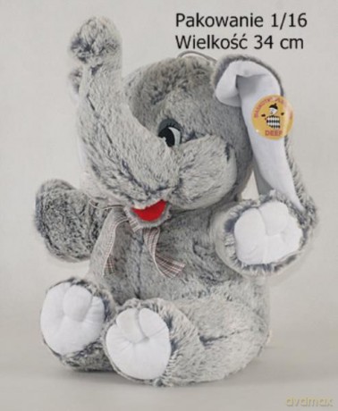 Słoń Siedzący Szary Wielki