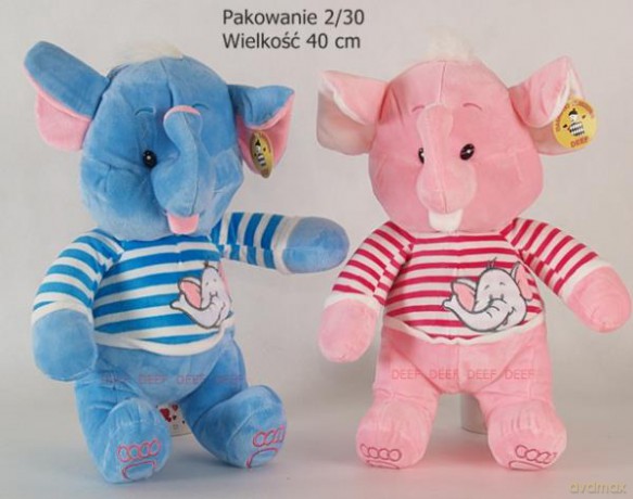 Słoń w Pasiastej Koszulce Wielki