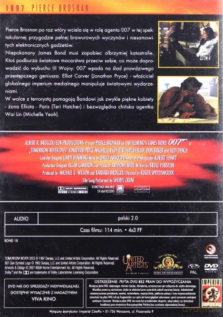 007 James Bond (18): Jutro nie umiera nigdy [DVD]