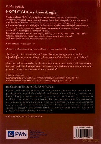 Krótkie Wykłady Ekologia - Praca Zbiorowa [KSIĄŻKA]