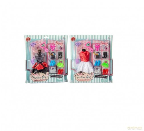 Sukienka dla lalek + akcesoria