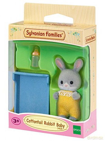 SYLVANIAN Dziecko Szarych Króliczków [FIGURKA]