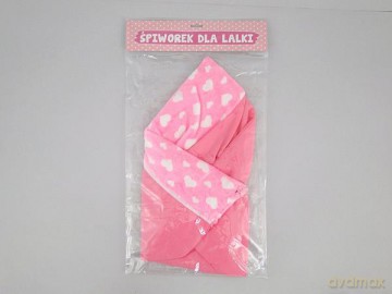 Śpiworek dla lalki mix w worku