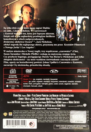 Czarownice z Eastwick [DVD]