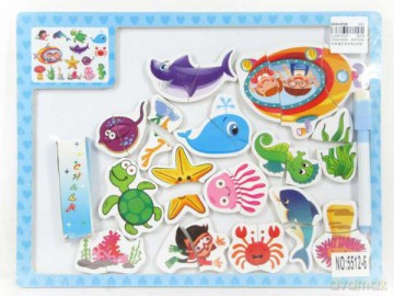 Tablica drewniana magnetyczna Ocean